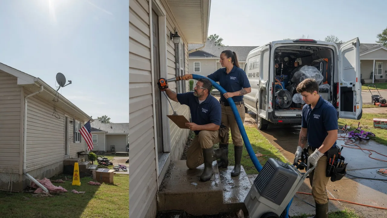 Ceiling Water Damage Restoration in Guysville, OH near me